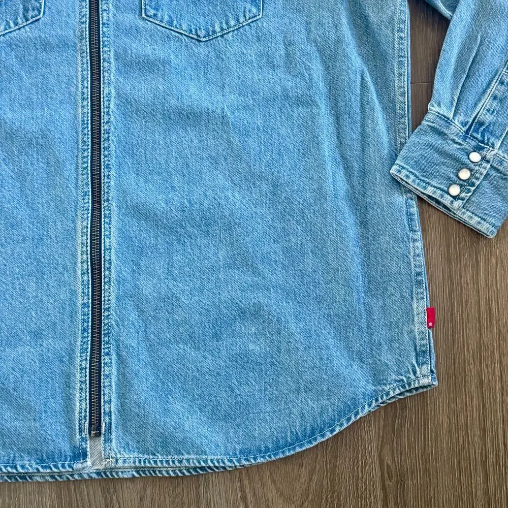 Levi's x Toy Story Denim Western Shacket Jean Shirt Jacket Size Large Unisex NWT - Picture 13 of 16